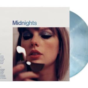 Taylor Swift Midnights album (in exclusive moonstone blue marbled)
